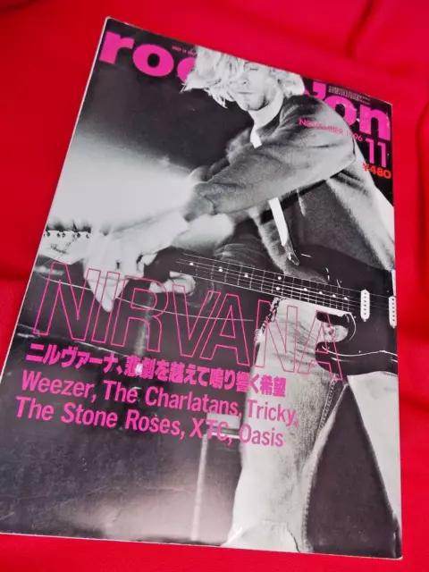 rockin'on Magazine Japan NIRVANA TRIBUTE ISSUE-SPECIAL 22 PAGES NOV '96 / UK 🚚