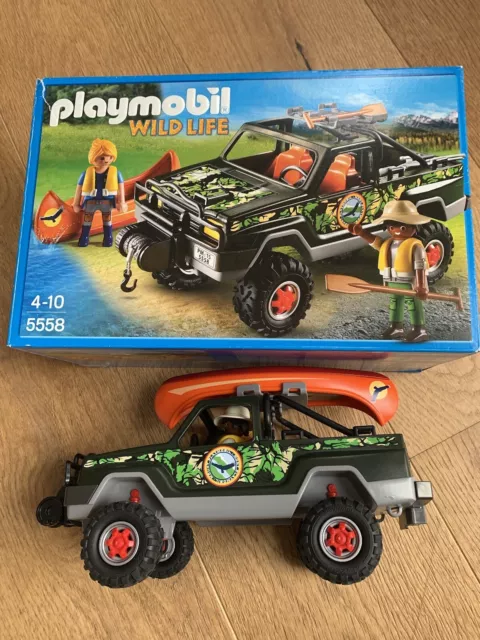 PLAYMOBIL Wild Life 5558 Abenteuer-Pickup mit OVP