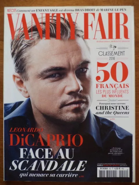 VANITY FAIR 42 (2016) DiCAPRIO Stewart POWLEY Philippot BUGG Siffredi Queens