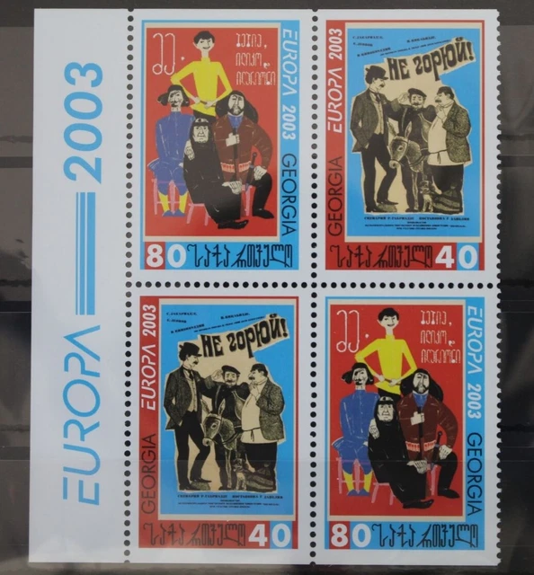 Georgien 420 D-421 D postfrisch als H-Blatt #WK804
