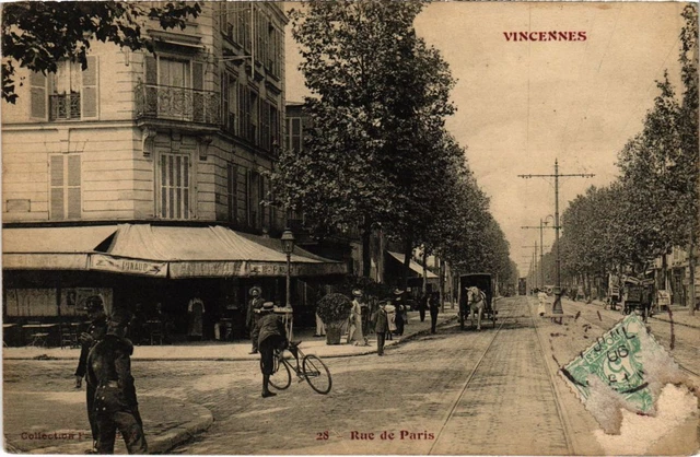 CPA AK Vincennes Rue de Paris FRANCE (1283308)
