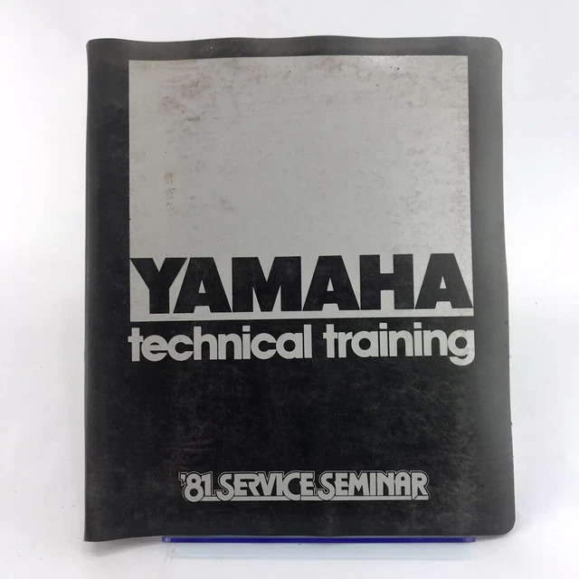 1981 Yamaha Technical Training Manual ‘81 Service Seminar Vintage Motorcycle