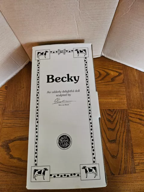 The Hamilton Collection Heritage Dolls Porcelain Doll Becky  14" with Box