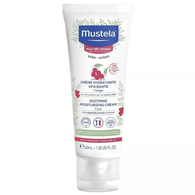 Mustela Soothing Moisturising Face Cream 40ml