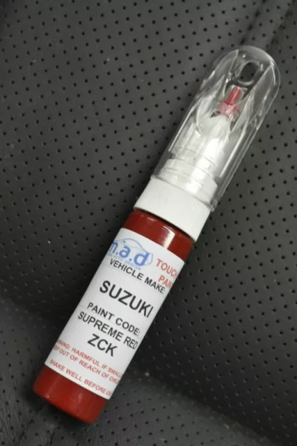 Suzuki Suprême RED Zck Neuf Touch Up Stylo Bouteille Pinceau Réparation Peinture