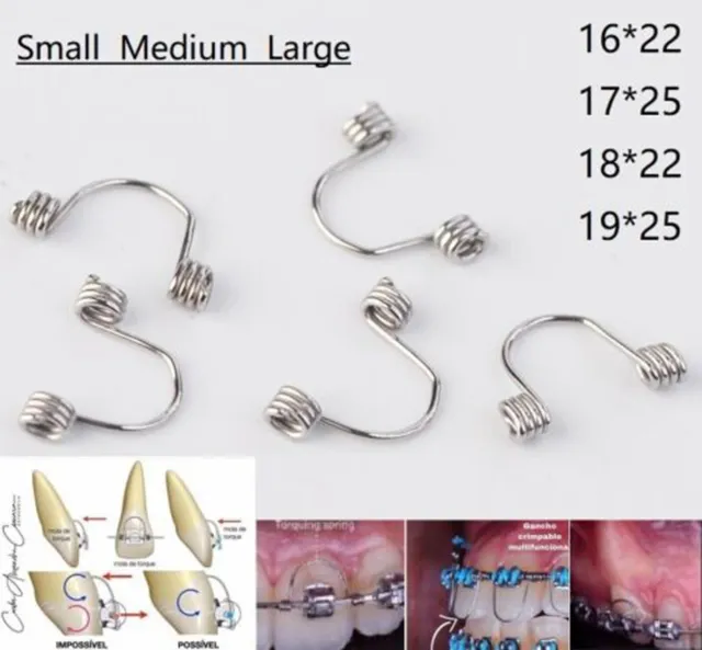 Dental Orthodontic Torquing Torque Spring Rectangular wire Single Anterior Teeth