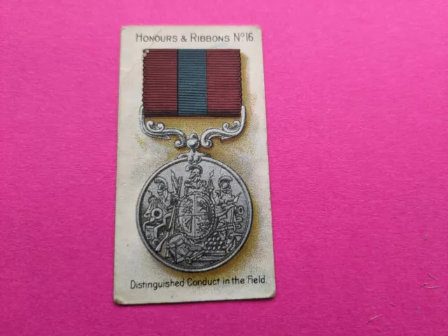 TADDY & CO.  - No16  EXTREMELY RARE HONOURS & RIBBONS CARDS -  1910