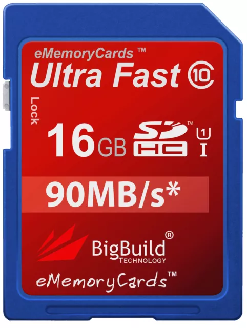 16GB Memory card for FujiFilm FinePix S8400W Camera | Class 10 SD SDHC New