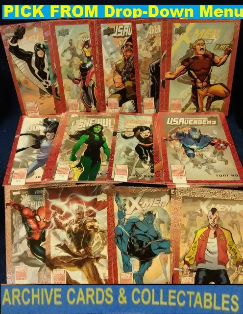 2018 Upper Deck Marvel Annual 2018-2019 Base Trading Cards U-Pick 1