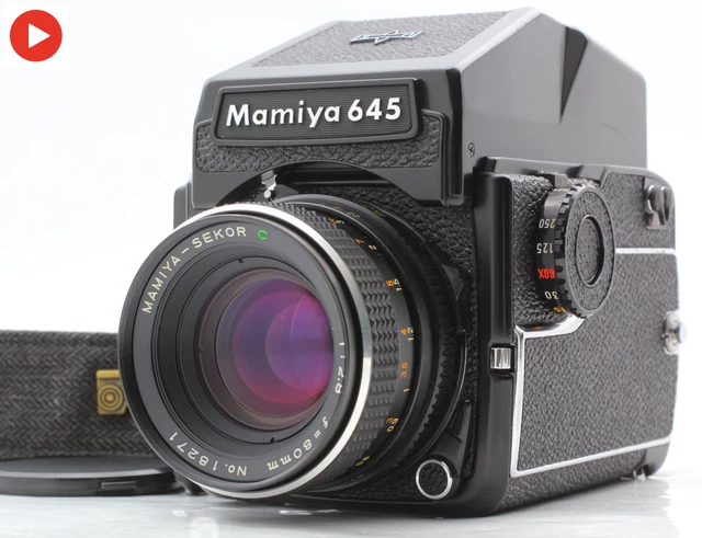 Tested [Near MINT] MAMIYA M645 1000S AE Finder SEKOR C 80mm f2.8 Lens JAPAN