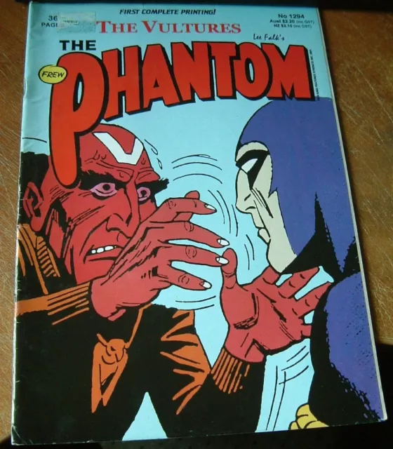THE PHANTOM No. 1294  THE VULTURES  ~FIRST COMPLETE PRINTING    FREW