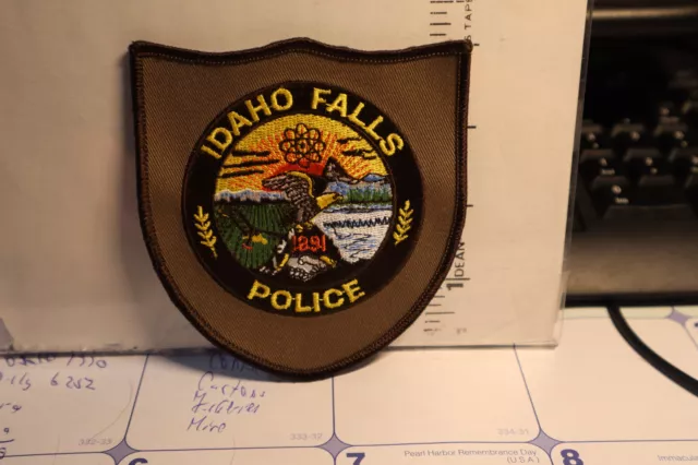 police patch   IDAHO FALLS POLICE IDAHO