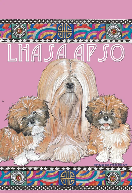 Pipsqueak House Flag - Lhasa Apso 49994