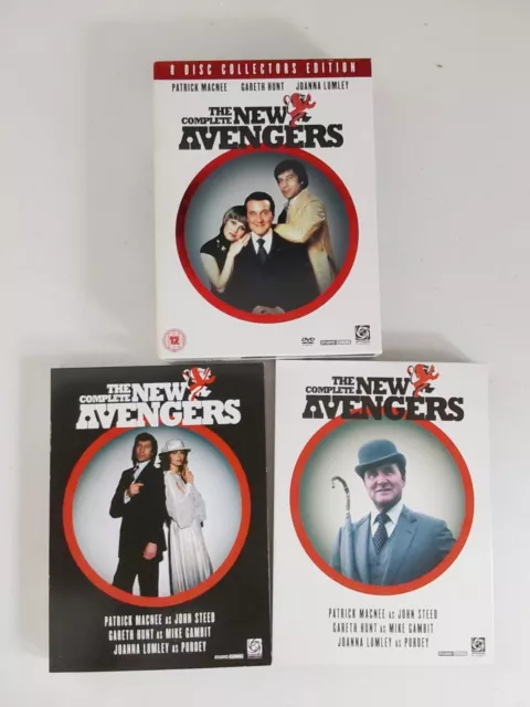 The New Avengers Complete Series 1 & 2 DVD 8 Disc Boxset 2006 Cert 12 Sleeve