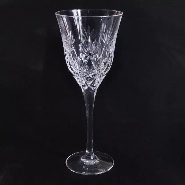 1 (One) PEIL & PUTZLER Cut Lead Crystal 8" Wine Glass-Signed DISCONTINUED