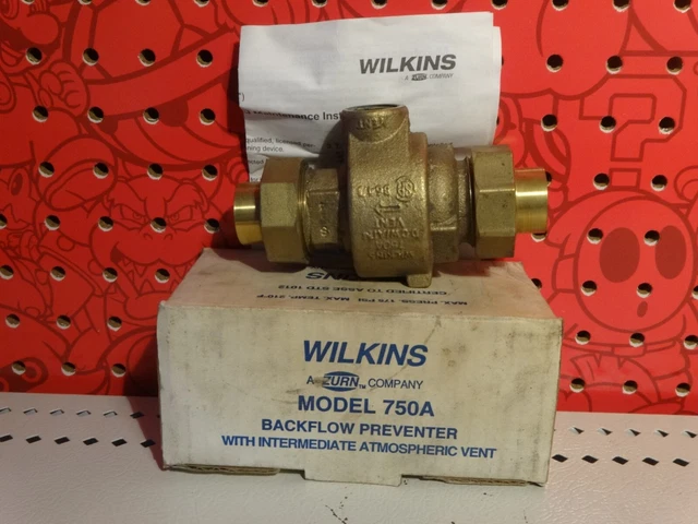 Zurn Wilkins Model 750A Backflow Preventer w/ Intermediate Atmospheric Vent