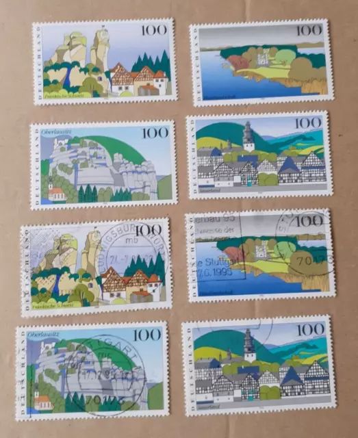 BRD 1995  Mi. Nr.  1807 - 1810  Postfrisch und Gestempelt