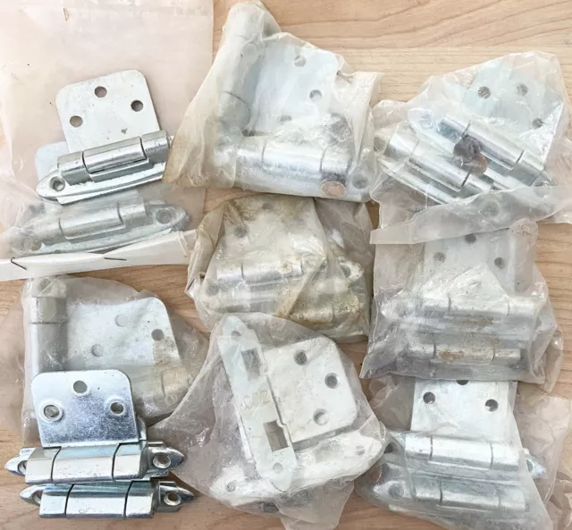 Vintage Cabinet Hinges Lot of 18, New Old Stock, Unused, Self Closing