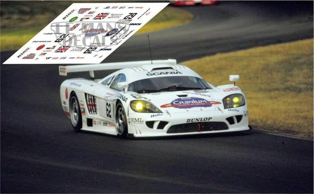 Décalcomanies Saleen S7R - Le Mans 2006 N°66 - Pour Modèles Réduits 1:18, 1:24, 1:32, 1:43