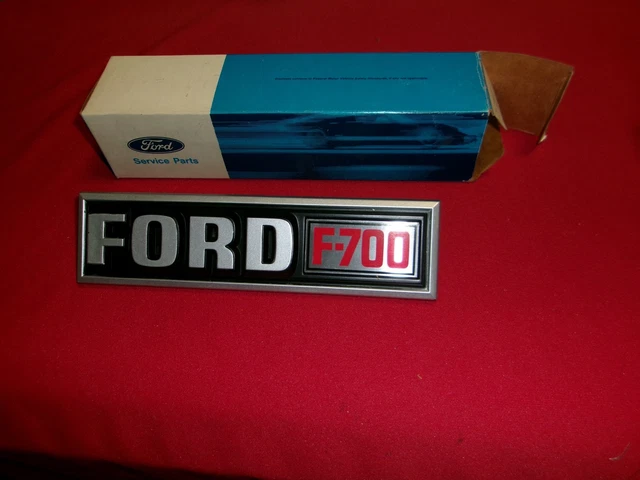 NOS FORD 1980,81,87 F700 Truck Emblem Nameplate Ford F-700 e0hz-16720-e ...