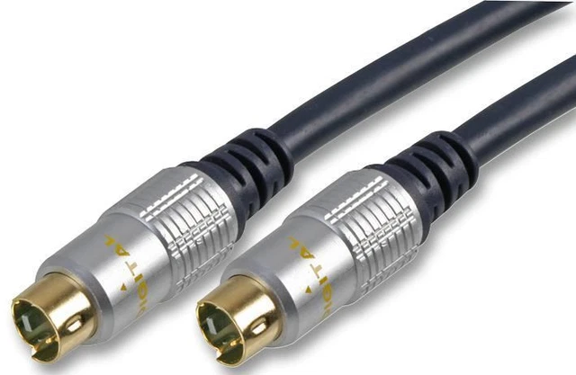 MEIRIYFA DIN 6-Pin Connettore Maschio Spina, 4 Pack Adattatore Audio MIDI Cavo C