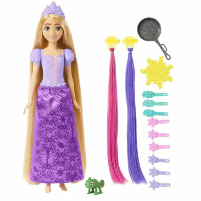 Mattel HLW18 Disney Princess Haarspiel Rapunzel