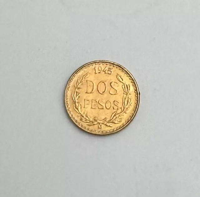 Pièce Or 2 Pesos