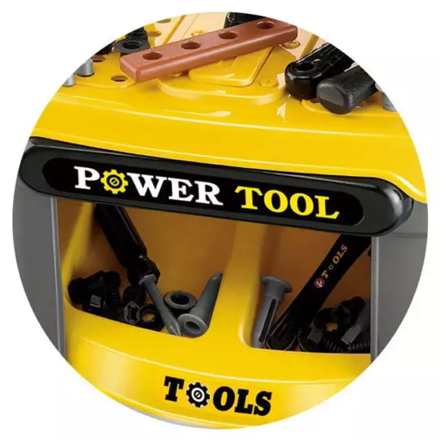 Tool Play Set for Kids Yellow Workbench for Kids Tool Bench Ideal Boys Girls Age 3