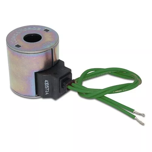 HydraForce 4305724 Solenoid Valve Coil, Wire Leads, 24V DC, 10 Series, E-Coil