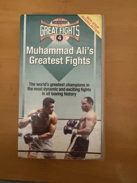 MUHAMMAD ALI'S GREATEST Fights Boxing VHS Video Cassette Tape