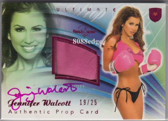 2010 Benchwarmer Ultimate Prop Auto: Jennifer Walcott #19/25 Autograph