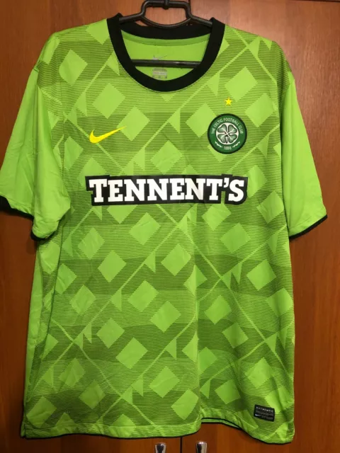 Original Celtic Tennents 2010-11 Nike  Away Football Shirt Adult Size Xl