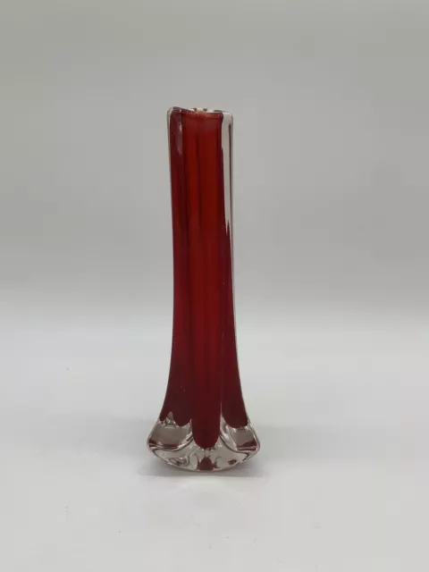 Vintage Mid Century Murano Tränenknospen Vase Galliano Ferro