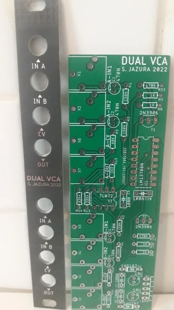 Playstation Quattro Kit PCB Pannello Per Quad VCA/Mixer Stereo Eurorack - Sintetizzatore Modulare Fai Da Te, GGS Quad 50 - Foto 4