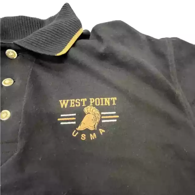 VINTAGE 90S UNITED States Military West Point Polo shirt Sz large #Golf ...