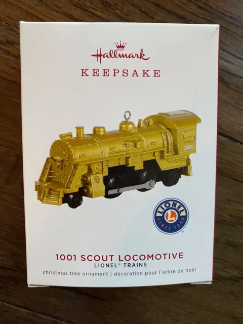 Hallmark 2019 1001 Scout Locomotive Lionel Trains  Limited Edition Ornament