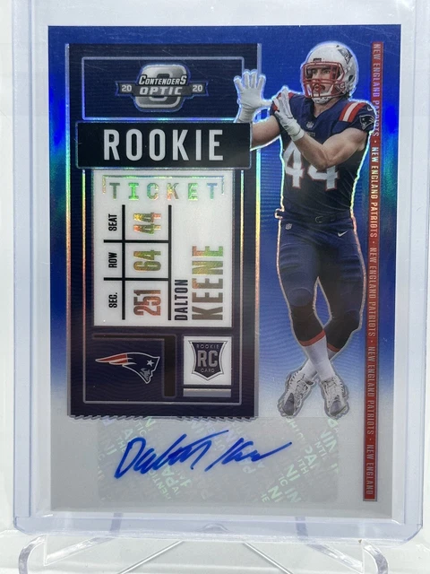 2020 Panini Contenders Optic Ticket Blue /99 Dalton Keene #173 Rookie Auto RC