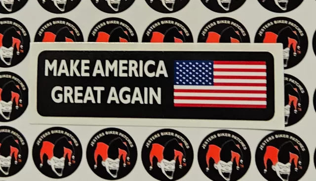 Make America Great Again MAGA Motorcycle Helmet Sticker Helmet Decal