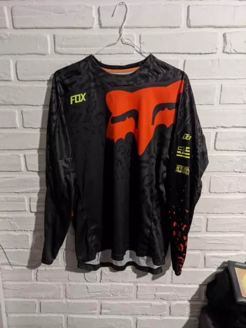 Fox Racing Motocross Demo Cauz All Over Print Jersey Men’s Size M