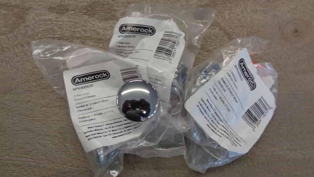 Amerock BP5300526 Edona 1-1/4 Inch Mushroom Cabinet Knob Polish Chrome