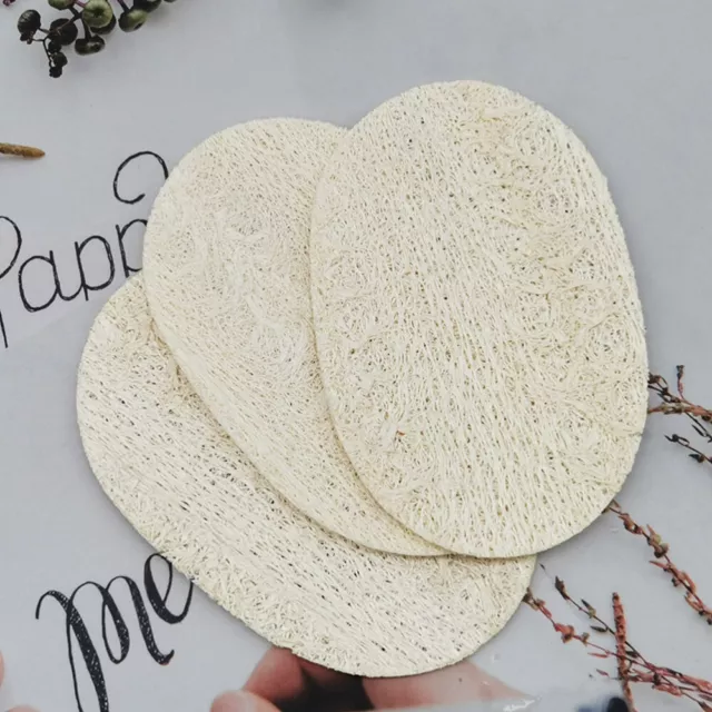 Lot de 10 éponges en luffa naturel pour vaisselle de cuisine