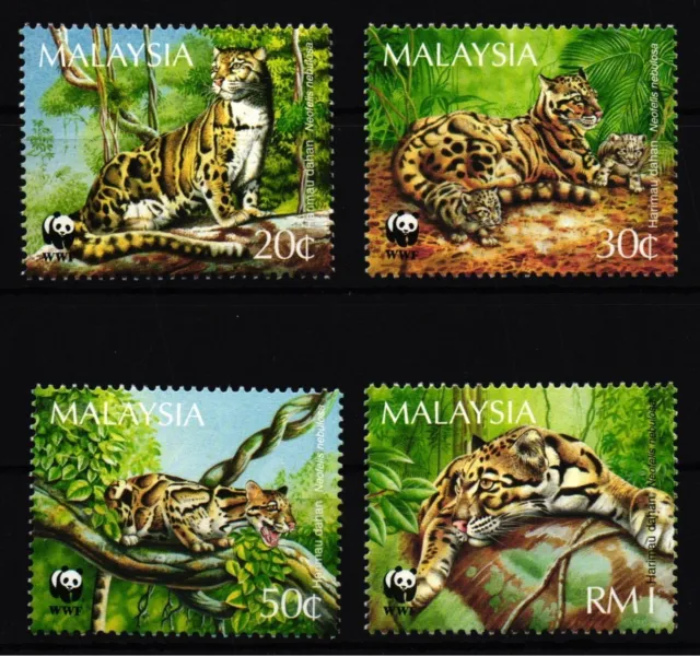 Malaysia 557-560 postfrisch Raubkatzen #IG220