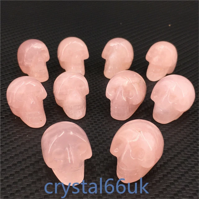 Wholesale！ A Lot Natural quartz crystal mini Skull Carved Crystal Skull Healing