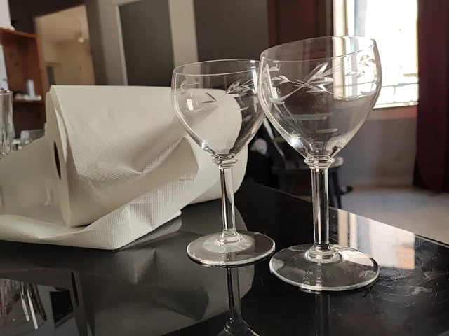Lot De 10 Verres Vintage Motif Tulipe – Le Petit Déjeuner Façon Grand-mère !