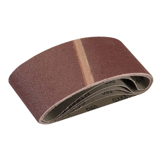 Bandes Abrasives 65 X 410 Mm Pour Ponceuse - 5 Bandes - Grain 80