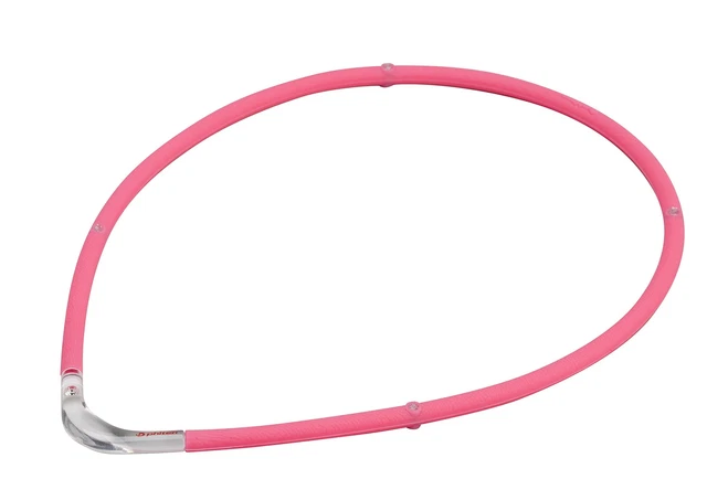 Collar Phiten RAKUWA Collar Titanio Magnético S- || Rosa x Transparente 45cm
