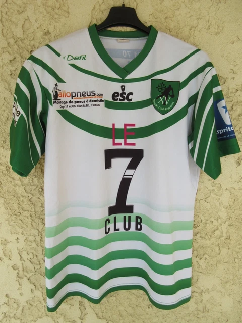 Maillot Rugby Club PEZENOIS PEZENS XV porté n°15 LE 7 CLUB