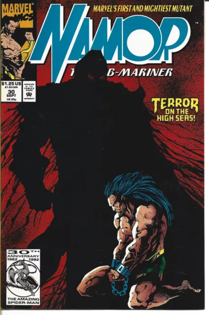 Namor The Sub-Mariner #30 Marvel Comics 1992 Bagged And Boarded