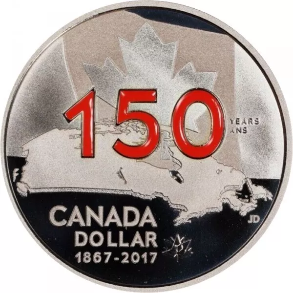 Kanada  1 Dollar, ND (2017) 150. Jahrestag von Kanada - Unsere Heimat und unser