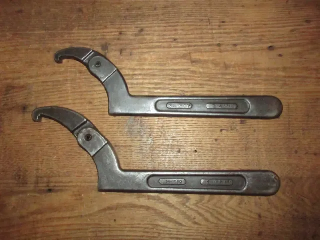 ARMSTRONG 34-310 Adjustable Hook Spanner Wrench 4-1/2 - 6-1/4 USA